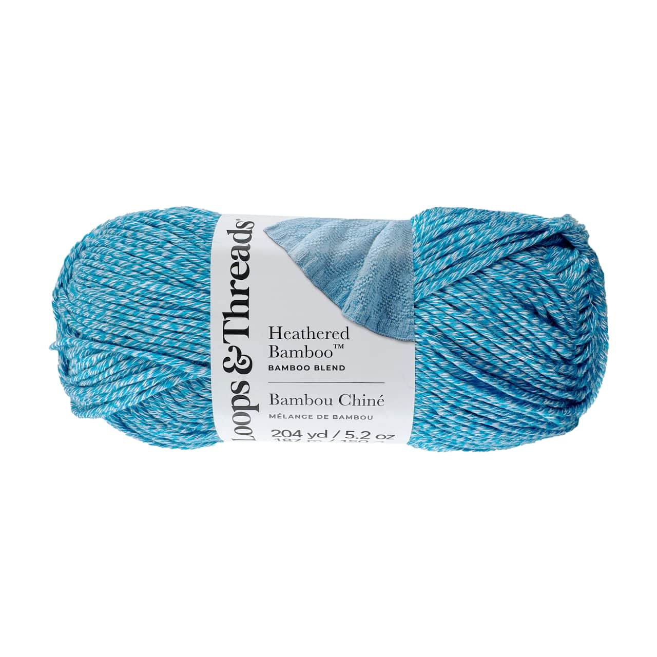 8 Pack: Heathered Bamboo™ Yarn by Loops & Threads®